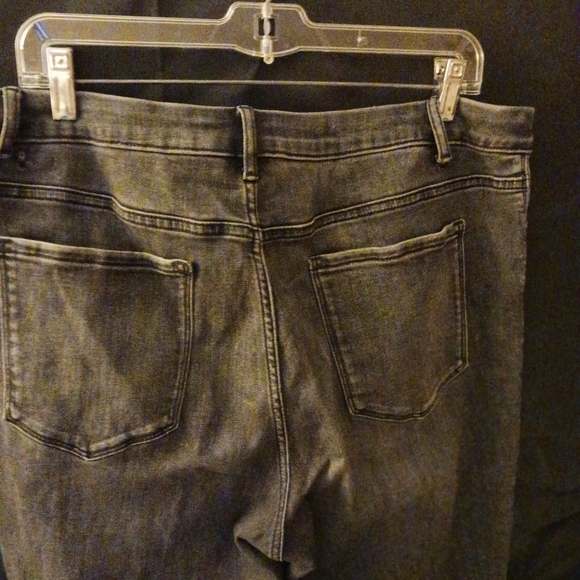 Vera Wang Gray Skinny Jeans sz 16 - Picture 11 of 12